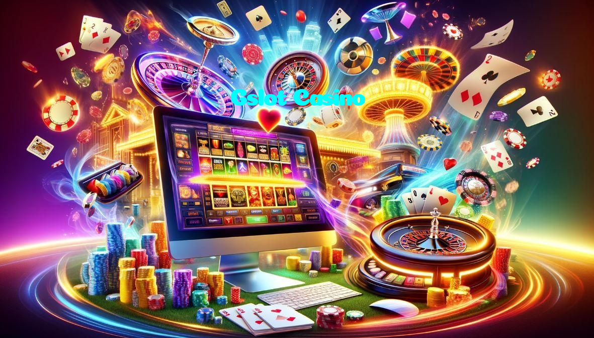 Gslot Casino casino presented on mobile device in Pakistan with slots and live games